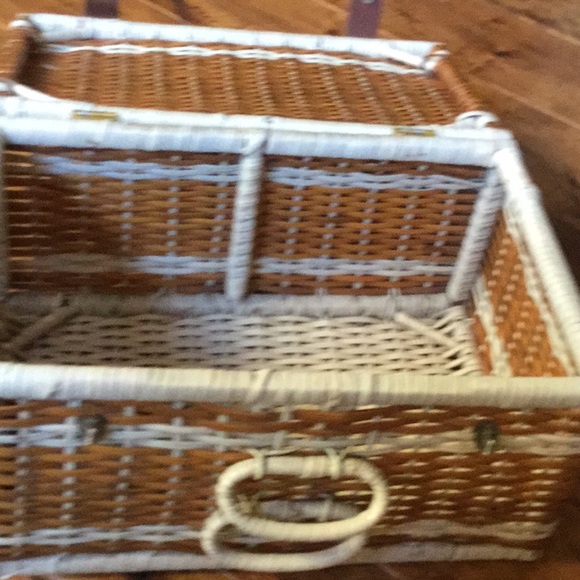 Vintage antique collector basket carry all artist farmer’s market boho decor - Picture 6 of 12